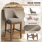 Hawsaiy Bar Stool Set of 2/4/6, 26