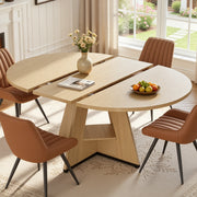 Hawsaiy 5 Piece Extendable Dining Table Set for 4, 47.24
