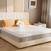 Hawsaiy 3 Inch Gel-Infused Cooling Memory Foam Mattress Topper with Removable & Washable Bamboo Cover