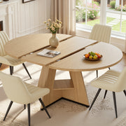 Hawsaiy 5 Piece Extendable Dining Table Set for 4, 47.24