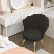 Hawsaiy Velvet Accent Chair with Gold Metal Legs for Bedroom,Living Room