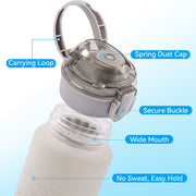 Hawsaiy 32oz BPA Free Plastic Water Bottle with Tea Filter