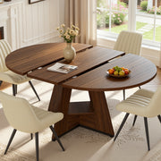 Hawsaiy 5 Piece Extendable Dining Table Set for 4, 47.24
