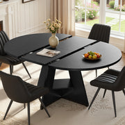 Hawsaiy 5 Piece Extendable Dining Table Set for 4, 47.24