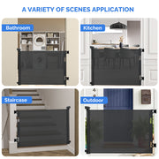 Hawsaiy Retractable Baby Safety Gate for Baby and Pet Extends to 55