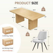 Hawsaiy Dining Table Set for 4, 78