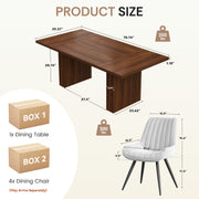 Hawsaiy Dining Table Set for 4, 78