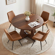 Hawsaiy 5 Piece Extendable Dining Table Set for 4, 47.24