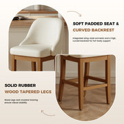 Hawsaiy Bar Stool Set of 2/4/6, 26