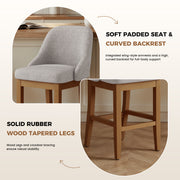 Hawsaiy Bar Stool Set of 2/4/6, 26