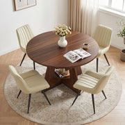 Hawsaiy 5 Piece Extendable Dining Table Set for 4, 47.24