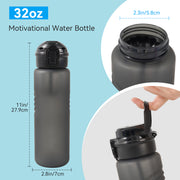 Hawsaiy 32oz BPA Free Plastic Water Bottle with Tea Filter