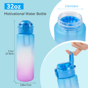 Hawsaiy 32oz BPA Free Plastic Water Bottle with Tea Filter
