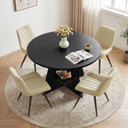 Hawsaiy 5 Piece Extendable Dining Table Set for 4, 47.24