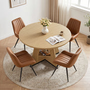Hawsaiy 5 Piece Extendable Dining Table Set for 4, 47.24