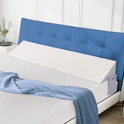 Hawsaiy Wedge Pillow for Bed Gap Filler, Breathable Support Pillow with Removable Zipper Pillowcase, High-Density Foam, Large Pocket Storage