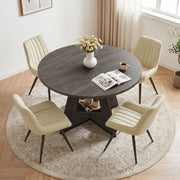Hawsaiy 5 Piece Extendable Dining Table Set for 4, 47.24