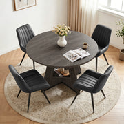 Hawsaiy 5 Piece Extendable Dining Table Set for 4, 47.24