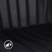 Nalupatio Bar Stools Set of 2 Modern Swivel Bar Chairs, Barstools Counter Height with High Backrest, Easy 3-5 Minute Assembly for Bar, Kitchen, Dining Room Beige