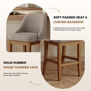 Hawsaiy Bar Stool Set of 2/4/6, 26