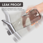 Hawsaiy 32oz Clear Plastic Leak-Proof Water Bottle,BPA-Free