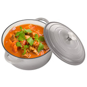 Hawsaiy 6QT Enameled Cast Iron Dutch Oven, Non-Stick, Dual Handles, with Lid for Baking & Cooking