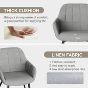 Hawsaiy Ergonomic Dining Chairs Set of 2/4/6 with Metal Leg for Kitchen, Dining Room, or Living Room