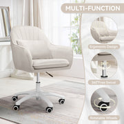 Hawsaiy Comfy Office Chair with Lumbar Support Pillow,Desk Chair with Smooth Wheels for Home Office