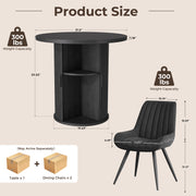 Hawsaiy 3-Piece Dining Table Set for 2, 31.5
