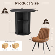 Hawsaiy 3-Piece Dining Table Set for 2, 31.5