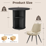 Hawsaiy 3-Piece Dining Table Set for 2, 31.5