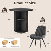 Hawsaiy 3-Piece Dining Table Set for 2, 31.5