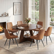 Hawsaiy 5 Piece Extendable Dining Table Set for 4, 47.24