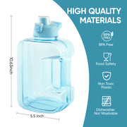 Hawsaiy 87oz Plastic Water Bottles with Flip Top Leak Proof Lid for Gym、Outdoor Sports