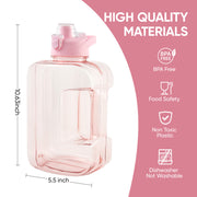 Hawsaiy 87oz Plastic Water Bottles with Flip Top Leak Proof Lid for Gym、Outdoor Sports