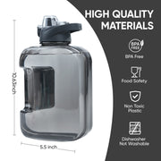 Hawsaiy 87oz Plastic Water Bottles with Flip Top Leak Proof Lid for Gym、Outdoor Sports
