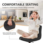 Hawsaiy Modern Adjustable Swivel Bar Stools Set of 2/4, PU Leather Bar Chairs with Footrest