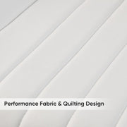 Hawsaiy Modern Upholstered Dining Chairs with Thick Cushions and Metal Legs Set of 2/4/6