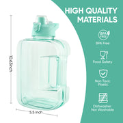 Hawsaiy 87oz Plastic Water Bottles with Flip Top Leak Proof Lid for Gym、Outdoor Sports
