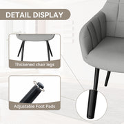 Hawsaiy Ergonomic Dining Chairs Set of 2/4/6 with Metal Leg for Kitchen, Dining Room, or Living Room