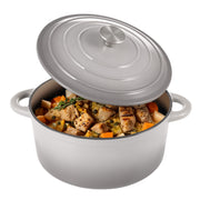 Hawsaiy 6QT Enameled Cast Iron Dutch Oven, Non-Stick, Dual Handles, with Lid for Baking & Cooking