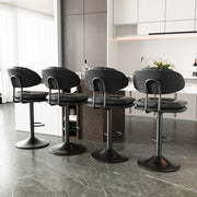 Hawsaiy Adjustable Ergonomic Design Barstools with Double-Layer Upholstered Set of 2/4 for Kitchen Island