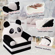 Hawsaiy Kids Sofa 2-in-1 Foldable Armchair with Liner Filler Cute Cartoon Lazy Sofa Bed for Living Room or Bedroom
