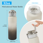 Hawsaiy 32oz BPA Free Plastic Water Bottle with Tea Filter