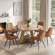 Hawsaiy 5 Piece Extendable Dining Table Set for 4, 47.24