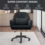 Hawsaiy Comfy Office Chair with Lumbar Support Pillow,Desk Chair with Smooth Wheels for Home Office