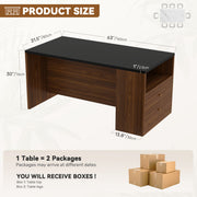Hawsaiy 5-Piece Dining Table Set for 4, 63