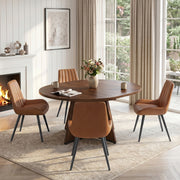 Hawsaiy 5 Piece Extendable Dining Table Set for 4, 47.24