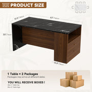 Hawsaiy 5-Piece Dining Table Set for 4, 63