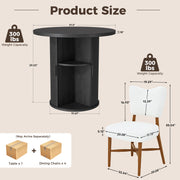 Hawsaiy 3-Piece Dining Table Set for 2, 31.5